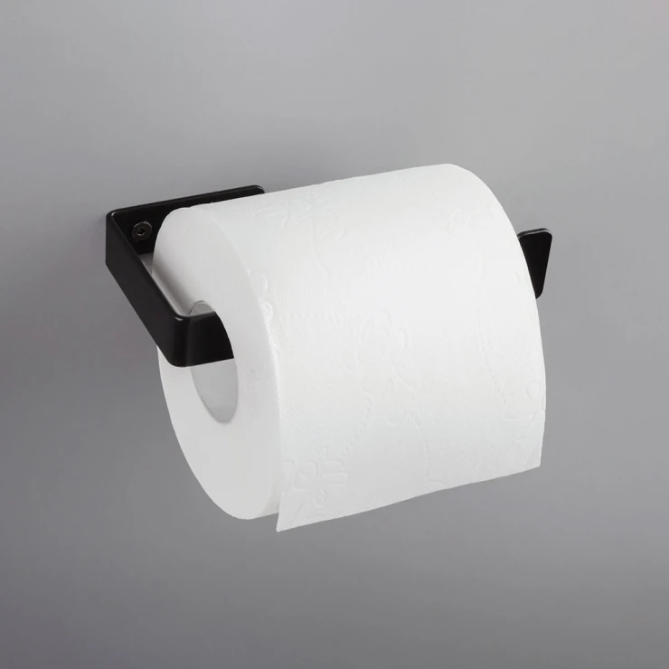 Toalettpappershållare Correo Svart Matt-0