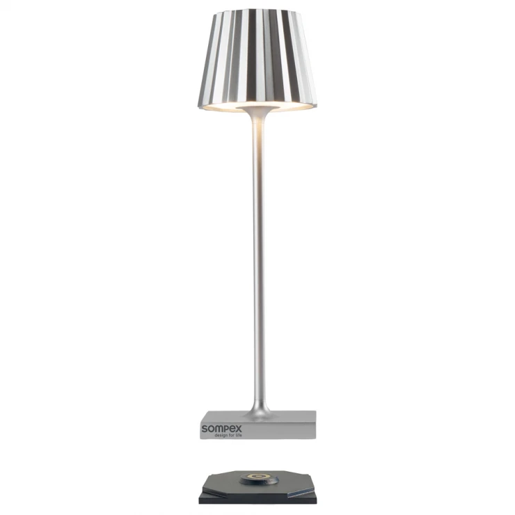 Sompex Utomhus Bordslampa Troll Nano Silver Matt-0