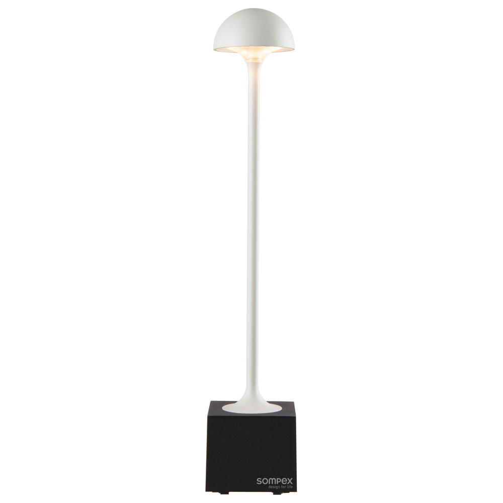 Sompex Utomhus Bordslampa Flora Vit Matt