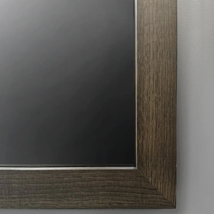 Spegel Craftwood Naturligt Trä Smoked Oak Matt 60x80 cm-1