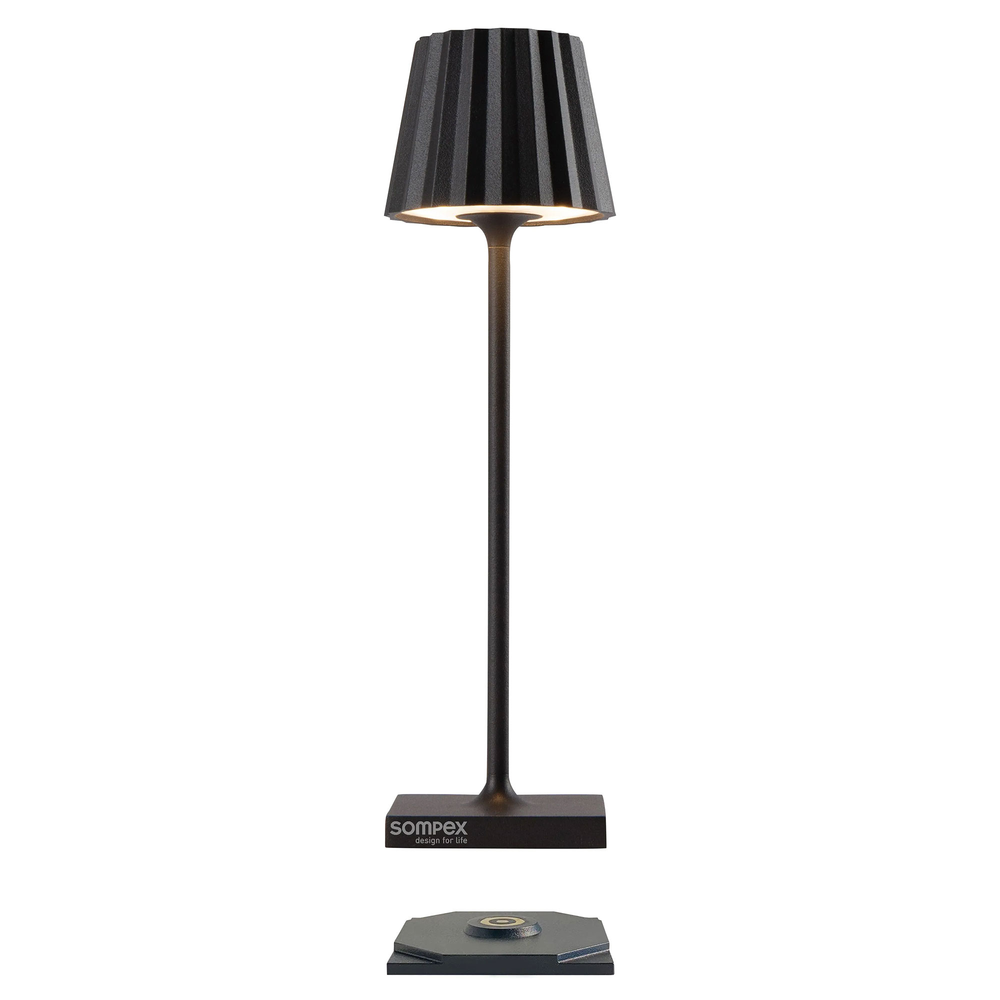 Sompex Utomhus Bordslampa Troll Nano Svart Matt