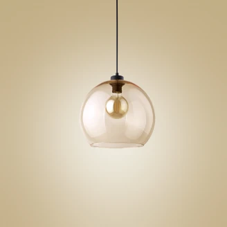 Hängande Lampa <strong>Flamma</strong>  Transparent Amber Blank