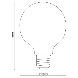 Glödlampa G95 Klar Blank-2