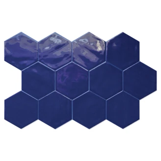 Hexagon Kakel Lume Violet Blank 14x16 cm-2