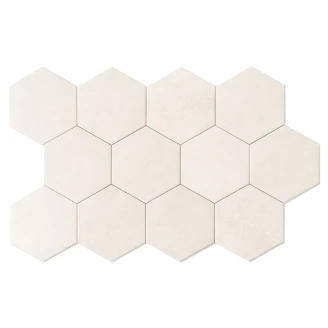 Hexagon Klinker Advant Beige Matt 14x16 cm-2