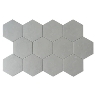 Hexagon Klinker Advant Grå Matt 14x16 cm-2