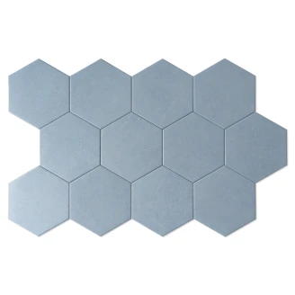 Hexagon Klinker Advant Blå Matt 14x16 cm-2