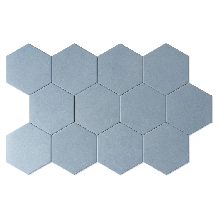 Hexagon Klinker Advant Blå Matt 14x16 cm-0