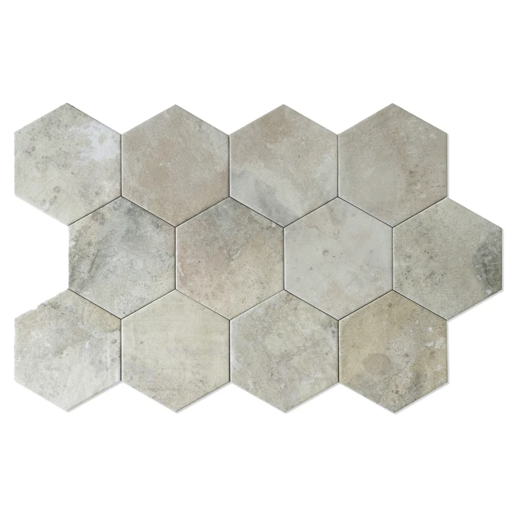 Hexagon Klinker Modica Flerfärgad Matt 14x16 cm-1