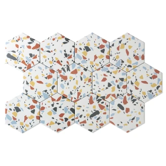 Hexagon Klinker Elevate Mix Matt 14x16 cm-2