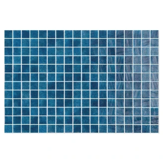 Poolmosaik Splash Mörkblå Blank 31x47 (2.5x2.5) cm