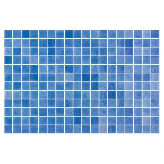 Poolmosaik Splash Blå Blank 31x47 (2.5x2.5) cm-2