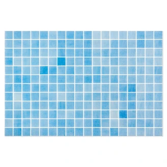 Poolmosaik Splash Ljusblå Blank 31x47 (2.5x2.5) cm-2