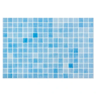 Poolmosaik <strong>Splash</strong>  Ljusblå Blank 31x47 (2.5x2.5) cm