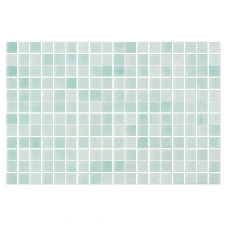 Poolmosaik Splash Turkos Blank 31x47 (2.5x2.5) cm