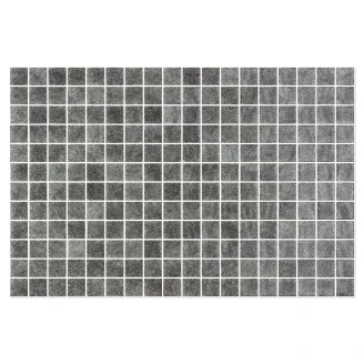 Poolmosaik <strong>Splash</strong>  Mörkgrå Blank 31x47 (2.5x2.5) cm