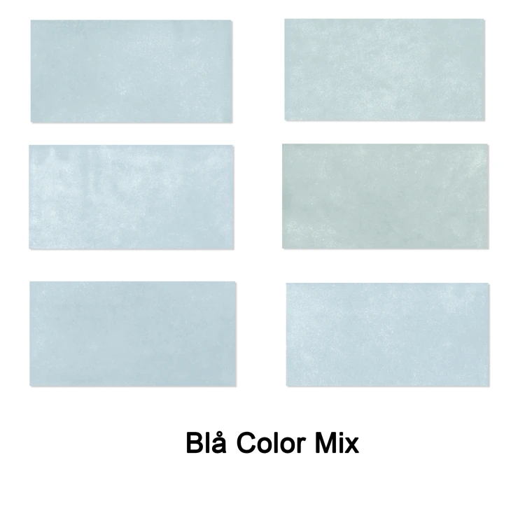 Kakel Earth Blå Blank Mix 7.5x15 cm-1