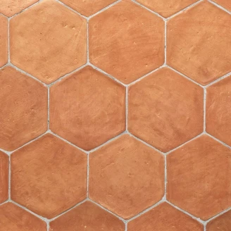 Alteret Handgjort Hexagon Klinker Natural Terracotta 20x20 cm