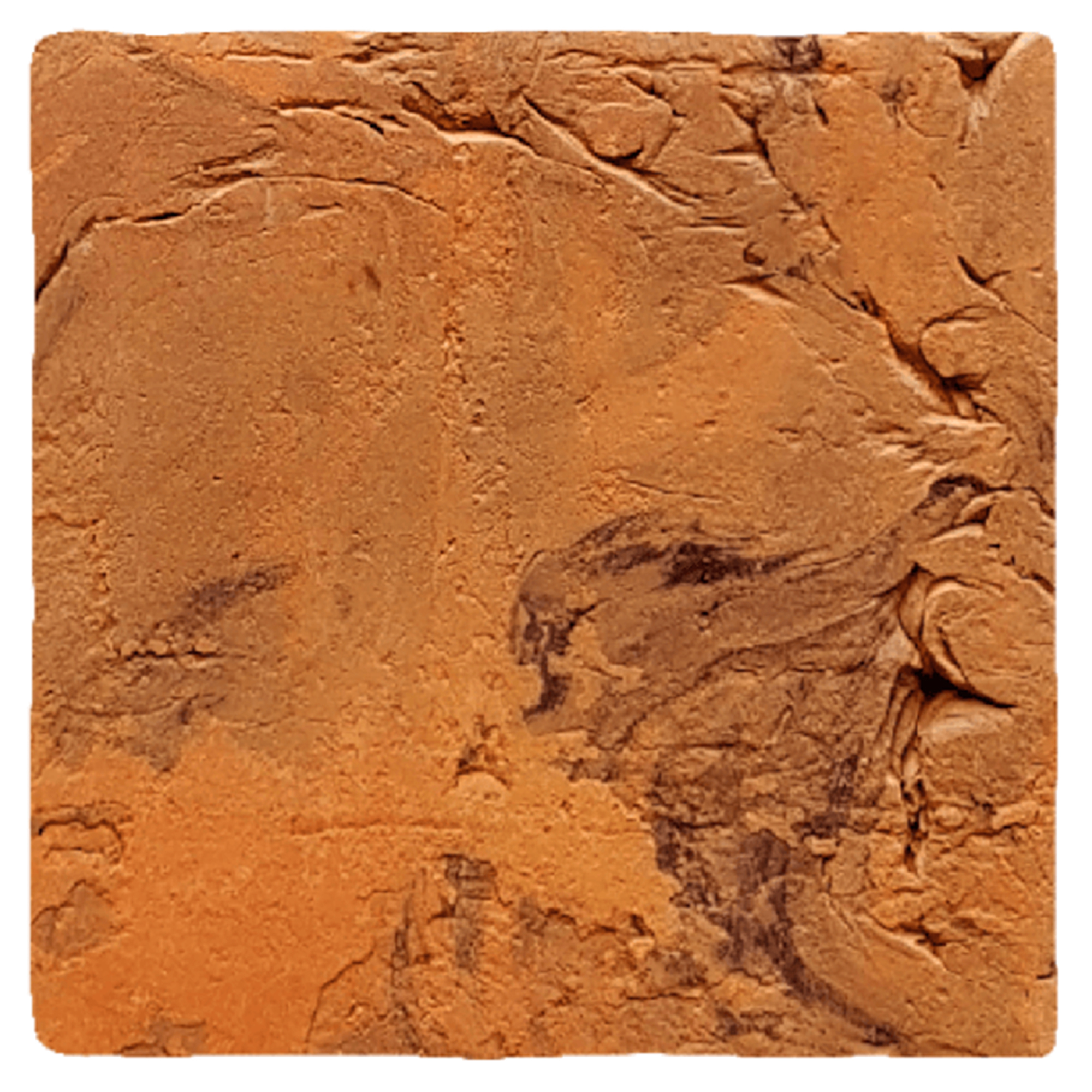 Alteret Handgjort Klinker Vulcano Terracotta 25x25 cm