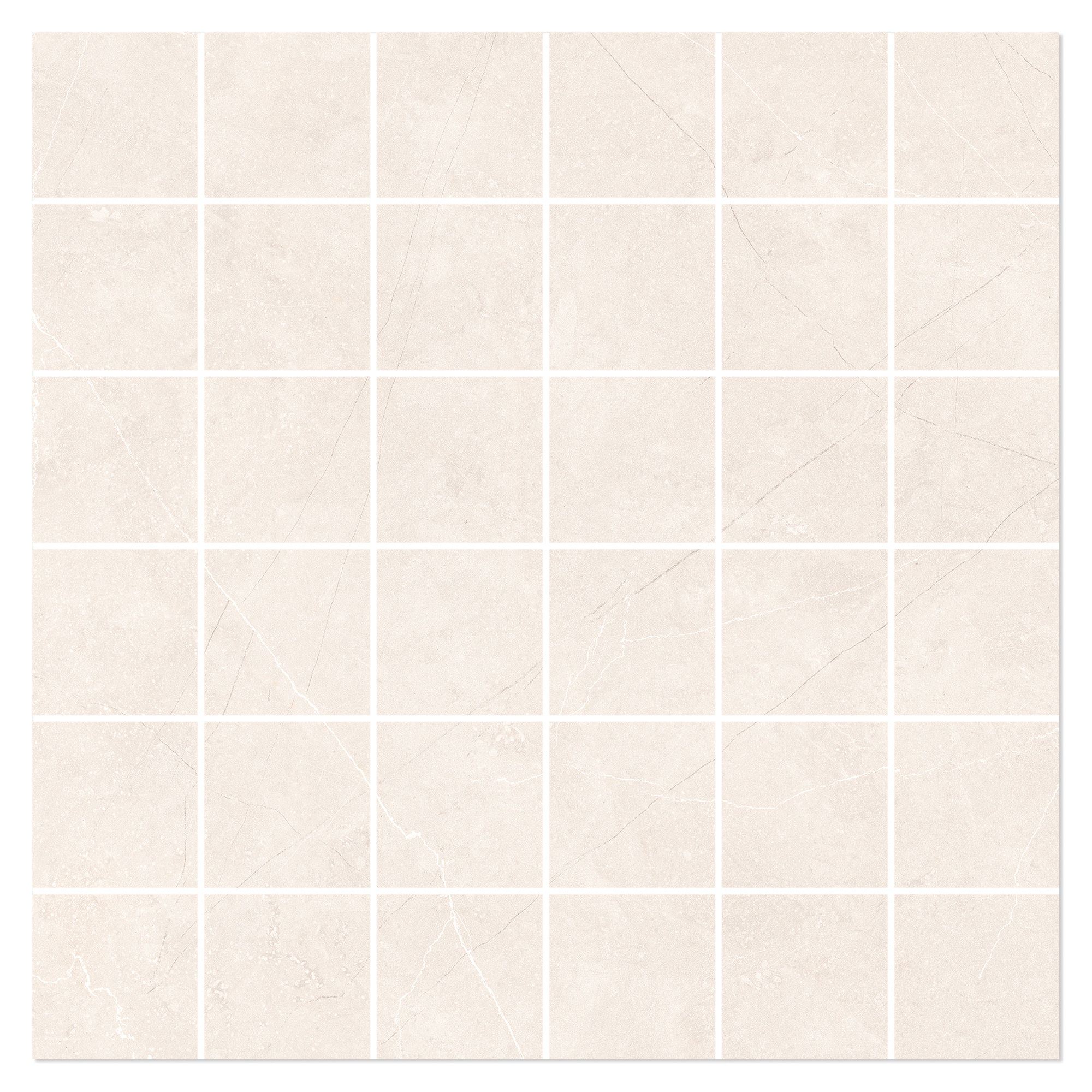 Mosaik Klinker Vitrium Beige Matt 30x30 (5x5) cm