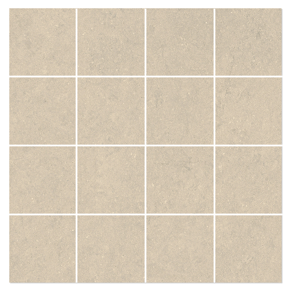 Mosaik Klinker Monte Beige Halvpolerad 30x30 (7x7) cm