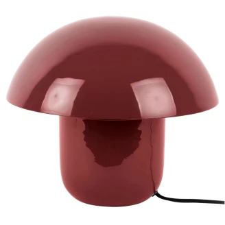 Leitmotiv Bordslampa Fat Mushroom Röd Ockra Blank-2