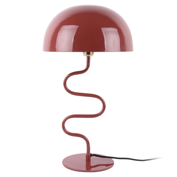 Leitmotiv Bordslampa Twist Röd Ockra Blank-1