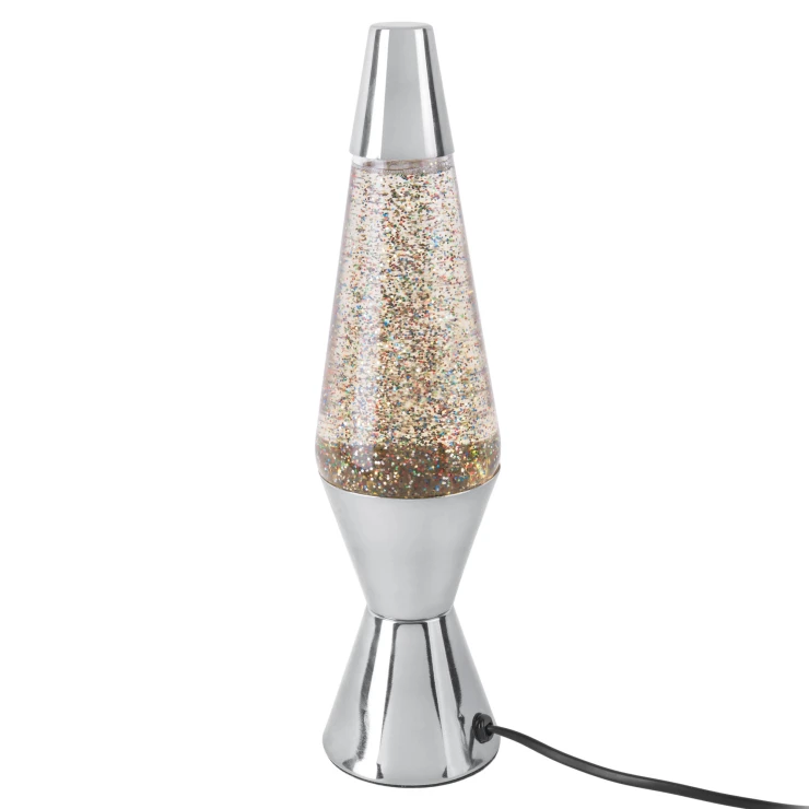 Leitmotiv Bordslampa Glitter Silver-0