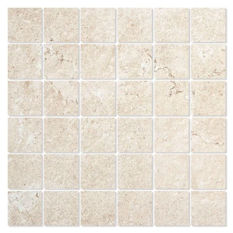 Mosaik Klinker <strong>Kalksten Öland</strong>  Beige Matt 30x30 (5x5) cm