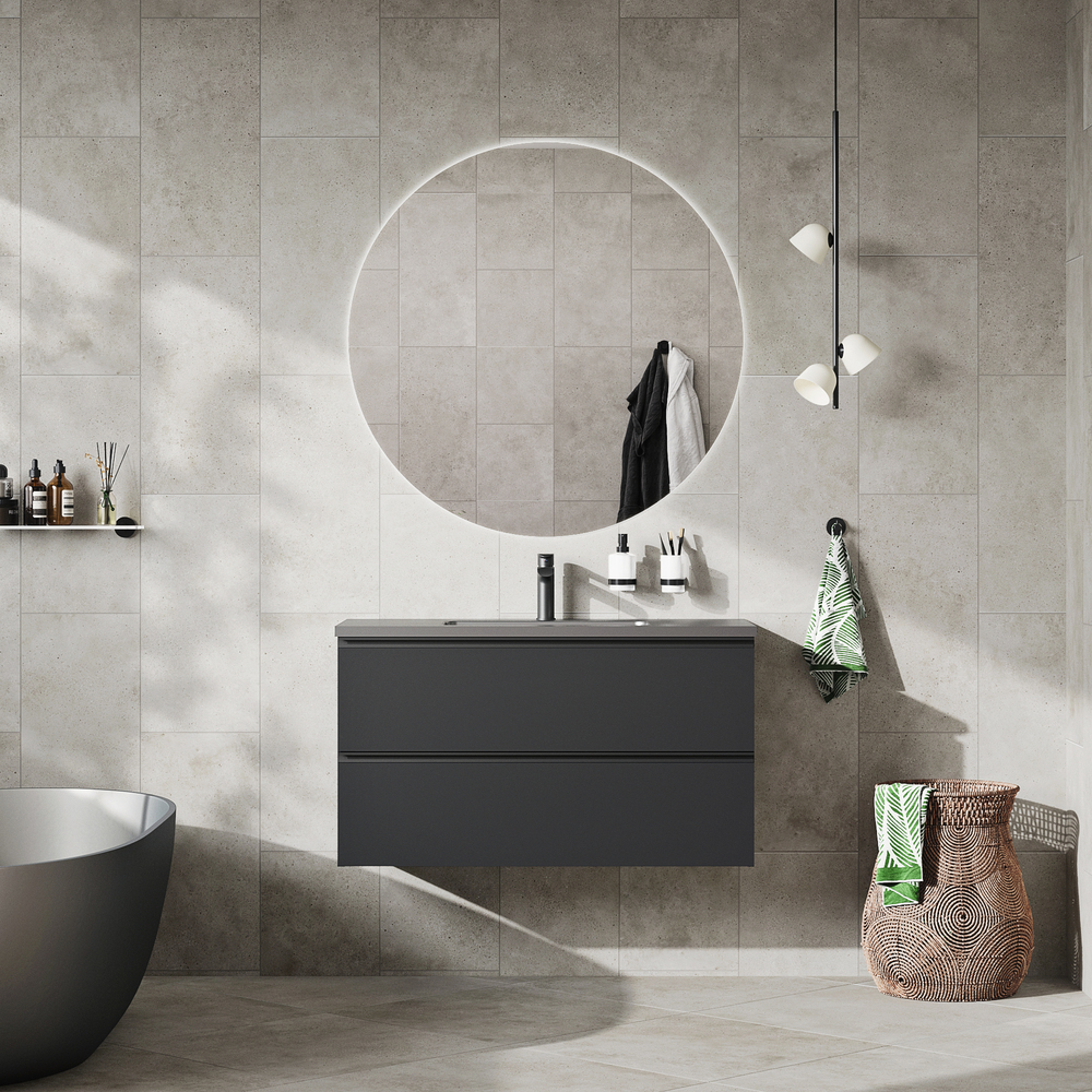 Spegel Clarity med Backlit 100 cm