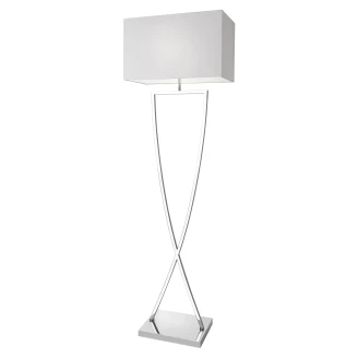 Villeroy & Boch Golvlampa <strong>Toulouse</strong>  Vit Matt, Krom Blank