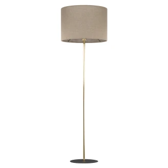 Golvlampa <strong>Norrland</strong>  Beige Matt, Guld Blank