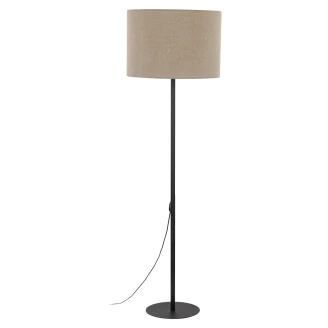 Golvlampa <strong>Abisko</strong>  Beige, Svart Matt