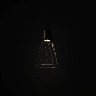 Hängande Lampa <strong>Vara</strong>  Svart Matt 16 cm