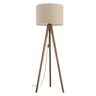 Golvlampa <strong>Stellar</strong>  Beige, Valnöt Matt