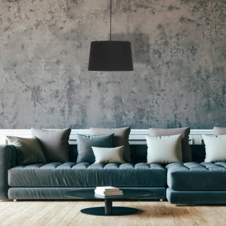 Hängande Lampa Sken Svart Matt