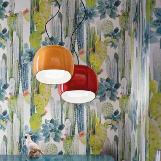 Ferroluce Hängande Lampa Ayrton Röd