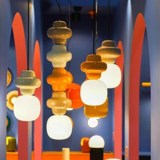 Ferroluce Hängande Lampa Copacabana Typ 1 Flerfärgad