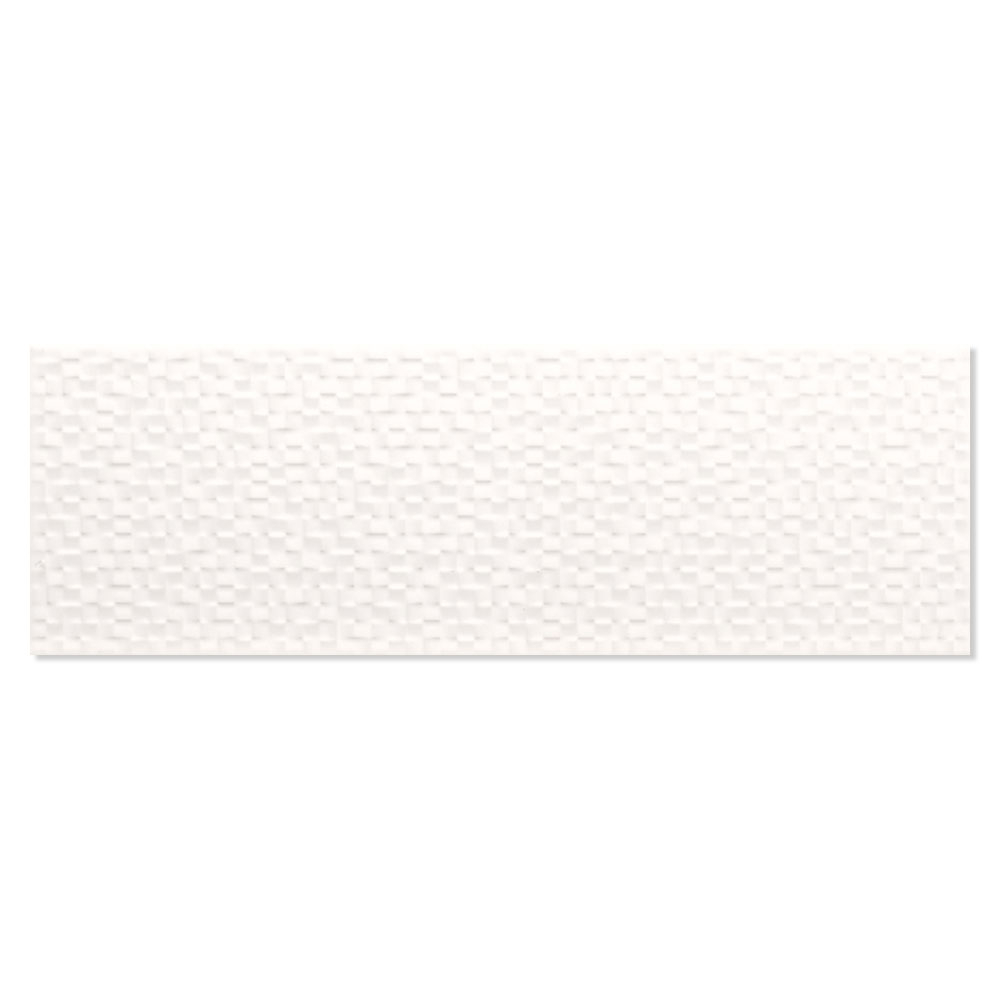 Kakel Snowfall Vit Ara Blank-Relief 20x60 cm