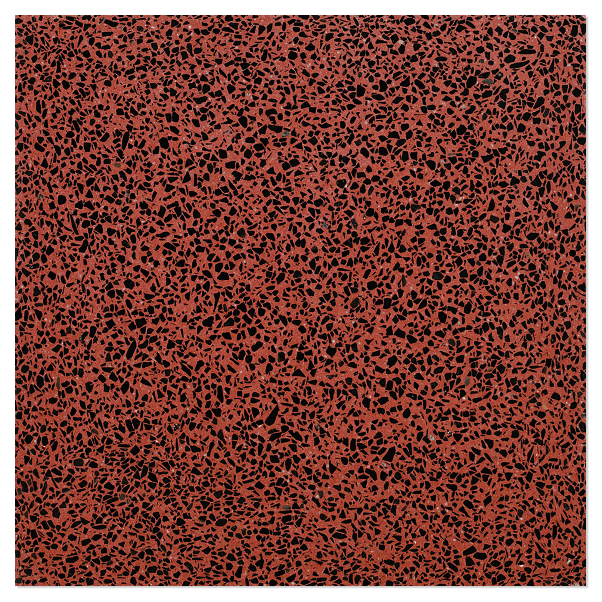 Terrazzo Graniglia Rosso Diavolo Polerad Fasad 20x20 cm