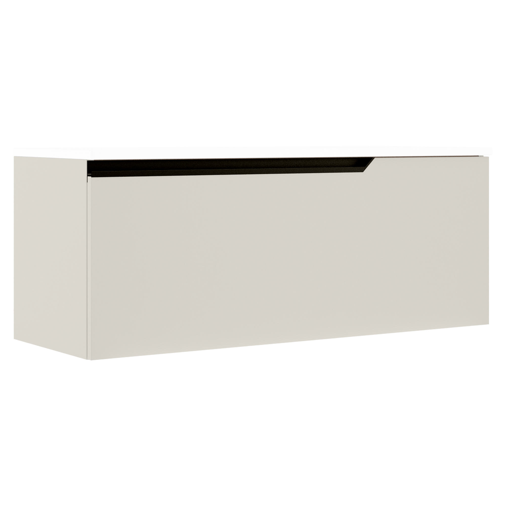 Tvättställsskåp Note Beige 100 cm 1 Låda