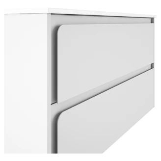 Badrumskommod <strong>Clarte</strong>  Vit Matt 100 cm med Handfat Vit Blank