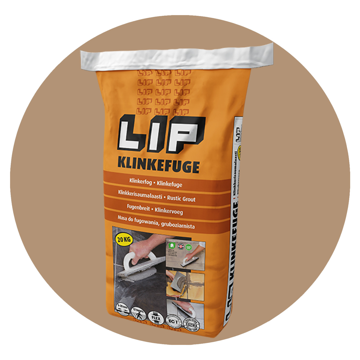 Klinker Fog Beige-Brun 5 kg