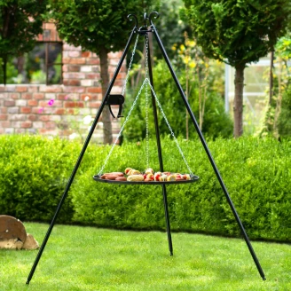 <strong>CookKing</strong>  Tripod Grill Vinsch 180 cm med Grillgaller Silver 60 cm