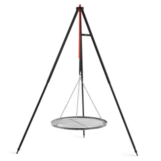 <strong>CookKing</strong>  Tripod Grill 160 cm med Grillgaller Rostfritt Stål 50 cm