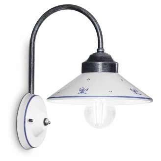 Ferroluce Vägglampa <strong>Asti</strong>  Vit, Blä