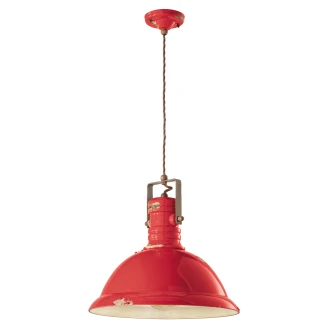 Ferroluce Hängande Lampa <strong>Gamma Industrial</strong>  Vintage Rosa ∅ 40 cm
