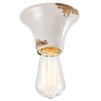 Ferroluce Taklampa <strong>Alpha Vintage</strong>  Vit