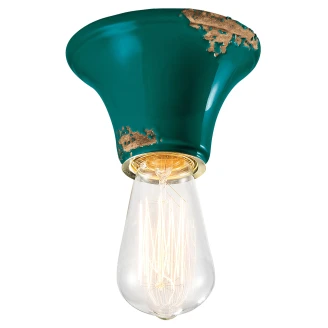 Ferroluce Taklampa <strong>Alpha Vintage</strong>  Grön