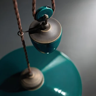 Ferroluce Hängande Lampa Colors Grön ∅ 35 cm